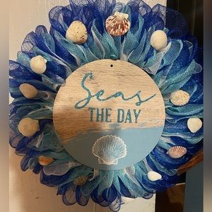 Beach themed wreath